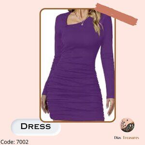 Women Dress Purple - Express